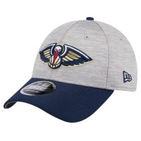 Бейсболка New Orleans Pelicans New Era Heather Gray/Navy Active Digi-Tech Two-Tone 9FORTY