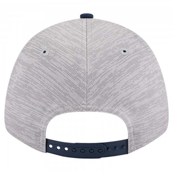 Бейсболка New Orleans Pelicans New Era Heather Gray/Navy Active Digi-Tech Two-Tone 9FORTY