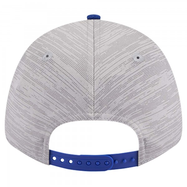 Бейсболка Philadelphia 76ers New Era Heather Gray/Royal Active Digi-Tech Two-Tone 9FORTY