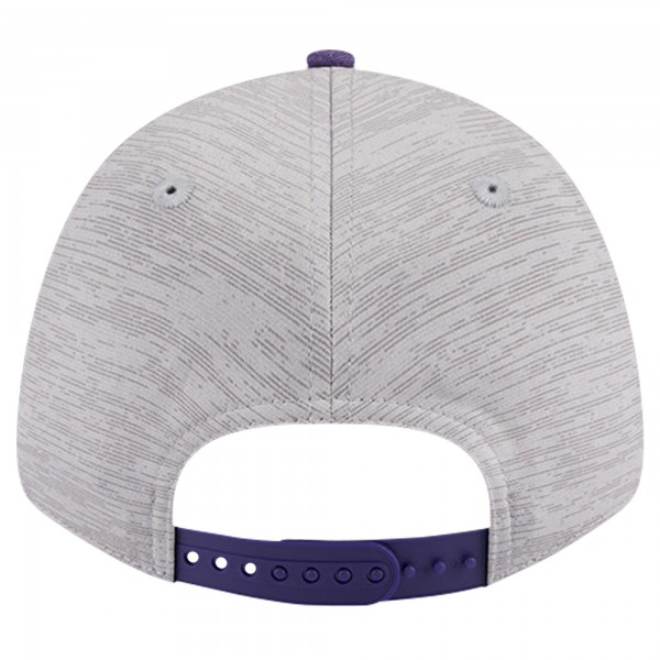Бейсболка Phoenix Suns New Era Heather Gray/Purple Active Digi-Tech Two-Tone 9FORTY