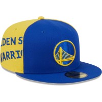Бейсболка Golden State Warriors New Era Gameday Wordmark 59FIFTY - Royal/Gold