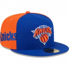 New York Knicks New Era Gameday Wordmark 59FIFTY Fitted Hat - Blue/Orange