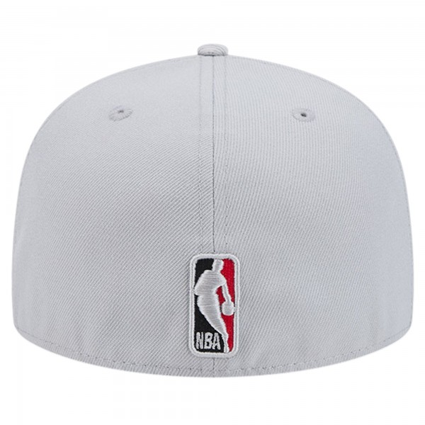 Бейсболка Atlanta Hawks New Era Active Color Camo Visor 59FIFTY - Gray