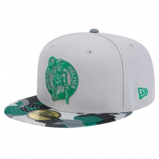 Бейсболка Boston Celtics New Era Active Color Camo Visor 59FIFTY - Gray