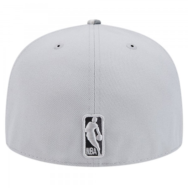 Бейсболка Brooklyn Nets New Era Active Color Camo Visor 59FIFTY - Gray