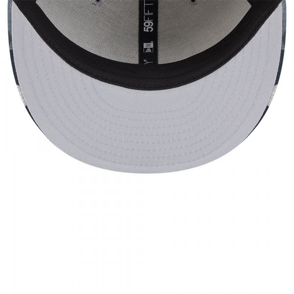 Бейсболка Brooklyn Nets New Era Active Color Camo Visor 59FIFTY - Gray