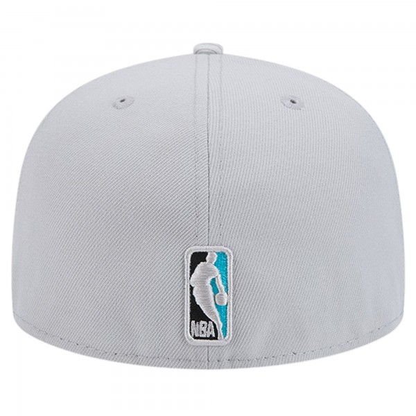 Бейсболка Charlotte Hornets New Era Active Color Camo Visor 59FIFTY - Gray