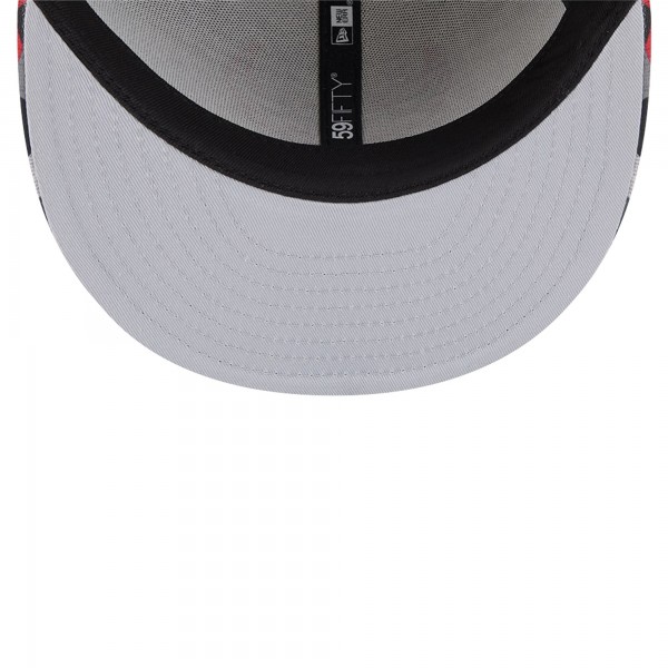 Бейсболка Chicago Bulls New Era Active Color Camo Visor 59FIFTY - Gray