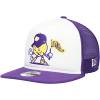 Бейсболка Los Angeles Lakers New Era Youth Court Sport Mascot 9FIFTY - White/Purple