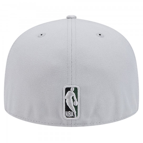 Бейсболка Milwaukee Bucks New Era Gray Active Color Camo Visor 59FIFTY