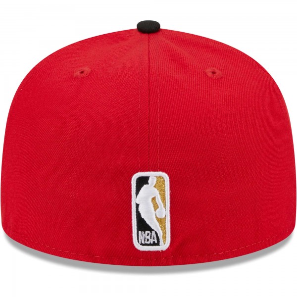 Бейсболка Atlanta Hawks New Era Gameday Gold Pop Stars 59FIFTY - Red/Black