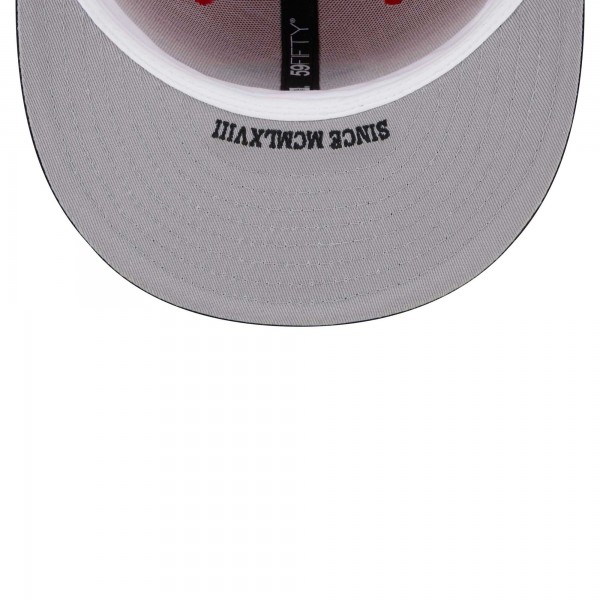 Бейсболка Atlanta Hawks New Era Gameday Gold Pop Stars 59FIFTY - Red/Black