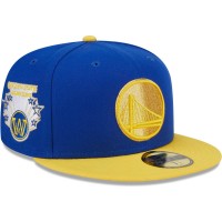 Бейсболка Golden State Warriors New Era Gameday Gold Pop Stars 59FIFTY - Royal/Gold