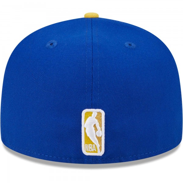 Бейсболка Golden State Warriors New Era Gameday Gold Pop Stars 59FIFTY - Royal/Gold