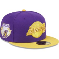 Бейсболка Los Angeles Lakers New Era Purple/Gold Gameday Gold Pop Stars 59FIFTY
