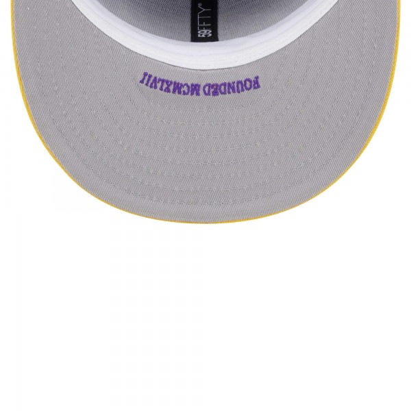 Бейсболка Los Angeles Lakers New Era Purple/Gold Gameday Gold Pop Stars 59FIFTY