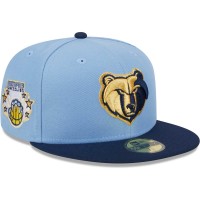 Бейсболка Memphis Grizzlies New Era Gameday Gold Pop Stars 59FIFTY - Light Blue/Navy