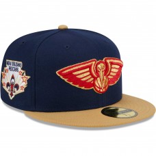 Бейсболка New Orleans Pelicans New Era Navy/Gold Gameday Gold Pop Stars 59FIFTY
