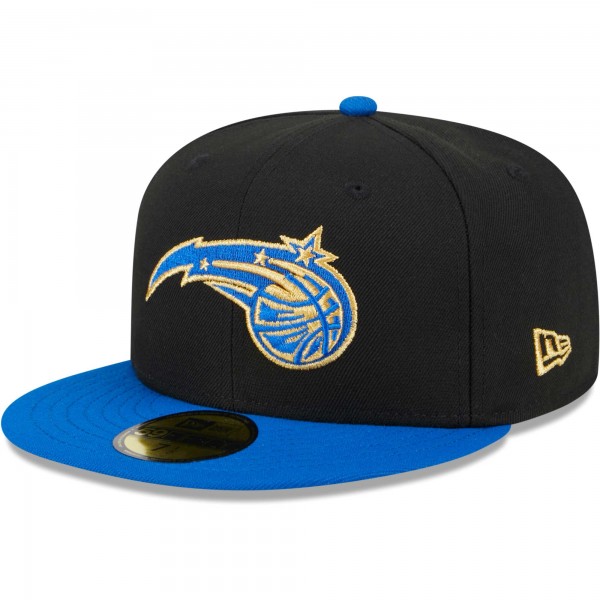 Бейсболка Orlando Magic New Era Gameday Gold Pop Stars 59FIFTY - Black/Blue