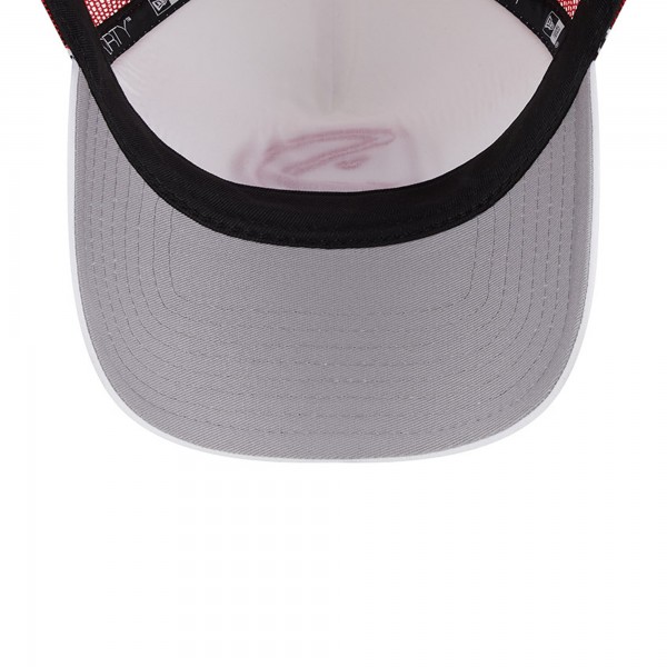 Бейсболка Atlanta Hawks New Era Court Sport Foam A-Frame 9FORTY - White/Red