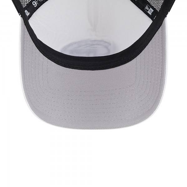 Бейсболка Brooklyn Nets New Era Court Sport Foam A-Frame 9FORTY - White/Black