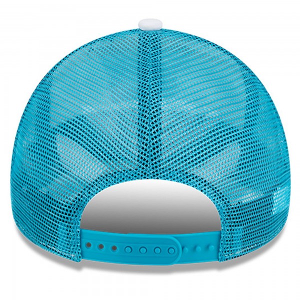 Бейсболка Charlotte Hornets New Era Court Sport Foam A-Frame 9FORTY - White/Teal
