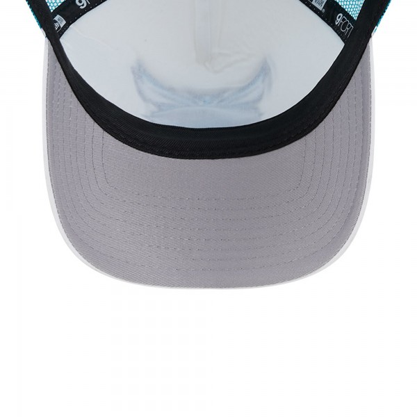 Бейсболка Charlotte Hornets New Era Court Sport Foam A-Frame 9FORTY - White/Teal
