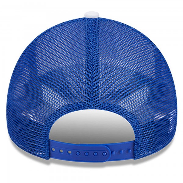 Бейсболка Golden State Warriors New Era Court Sport Foam A-Frame 9FORTY - White/Royal