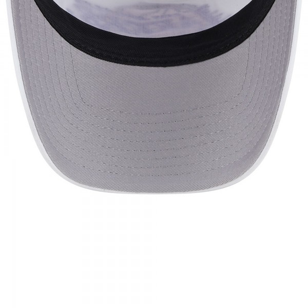 Бейсболка Los Angeles Lakers New Era Court Sport Foam A-Frame 9FORTY - White/Purple