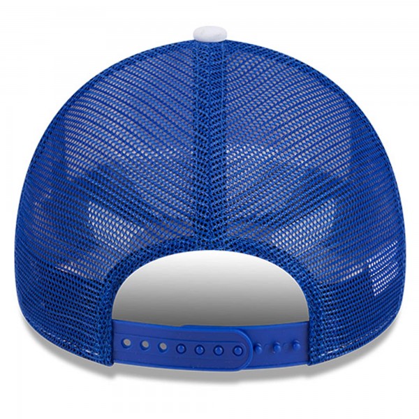 Бейсболка New York Knicks New Era Court Sport Foam A-Frame 9FORTY - White/Blue