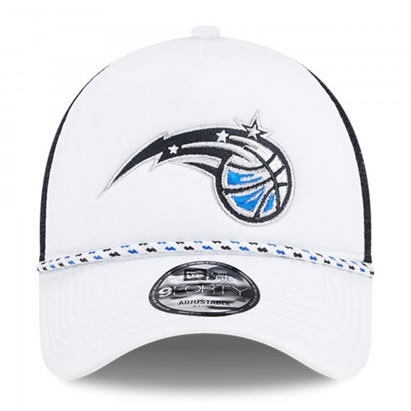 Бейсболка Orlando Magic New Era Court Sport Foam A-Frame 9FORTY - White/Black