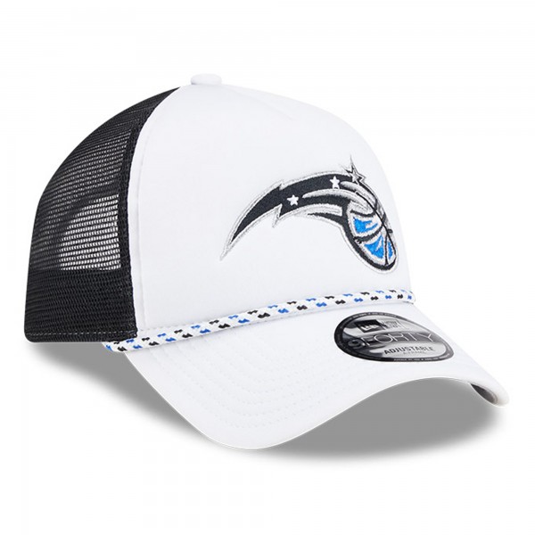 Бейсболка Orlando Magic New Era Court Sport Foam A-Frame 9FORTY - White/Black