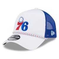 Бейсболка Philadelphia 76ers New Era White/Royal Court Sport Foam A-Frame 9FORTY