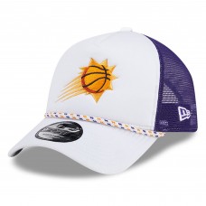 Бейсболка Phoenix Suns New Era White/Purple Court Sport Foam A-Frame 9FORTY