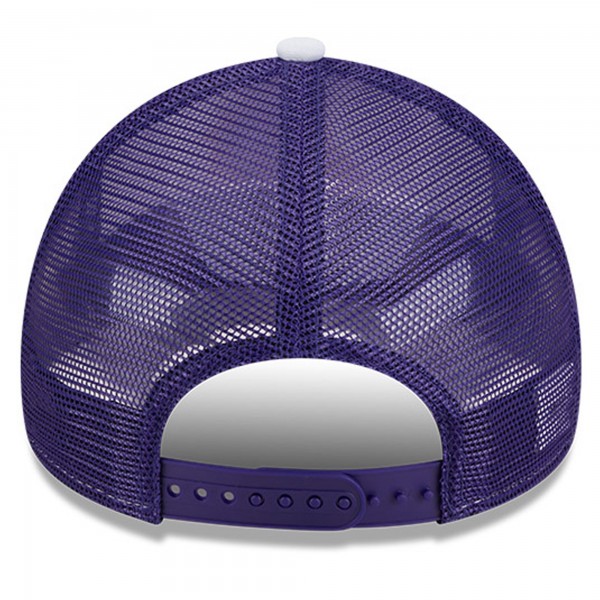 Бейсболка Phoenix Suns New Era White/Purple Court Sport Foam A-Frame 9FORTY