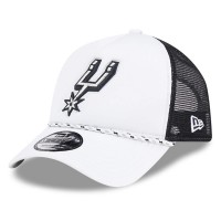 Бейсболка San Antonio Spurs New Era Court Sport Foam A-Frame 9FORTY - White/Black