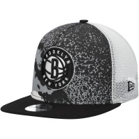 Бейсболка Youth Brooklyn Nets New Era Black Court Sport 9FIFTY