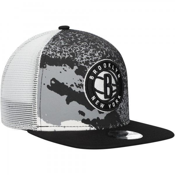 Бейсболка Youth Brooklyn Nets New Era Black Court Sport 9FIFTY