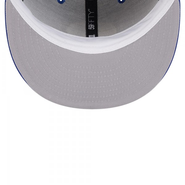 Бейсболка Golden State Warriors New Era Royal Court Sport Leather Applique 59FIFTY