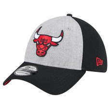 Бейсболка Chicago Bulls New Era Two-Tone 39THIRTY - Heather Gray/Black