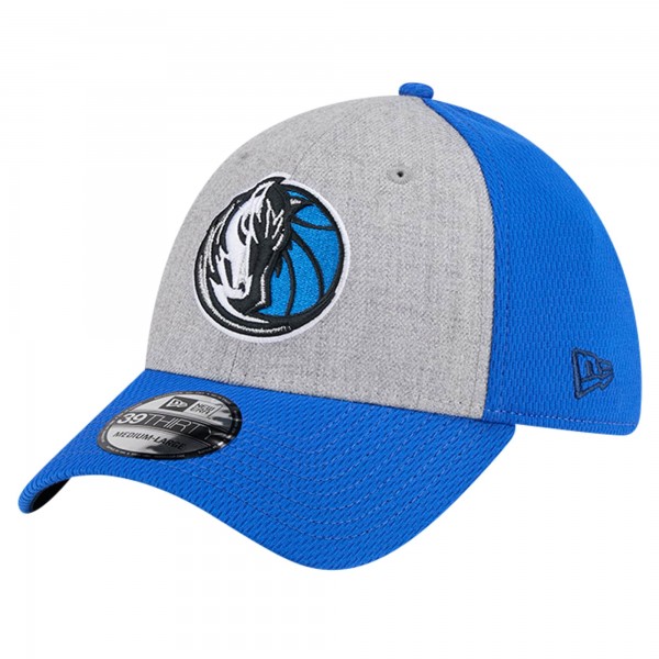 Бейсболка Dallas Mavericks New Era Two-Tone 39THIRTY- Heather Gray/Blue