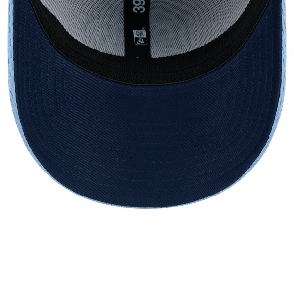 Бейсболка Memphis Grizzlies New Era Two-Tone 39THIRTY - Heather Gray/Light Blue