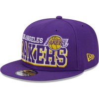 Бейсболка Los Angeles Lakers New Era Purple Gameday 9FIFTY Snapback