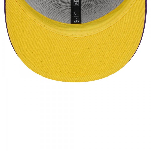 Бейсболка Los Angeles Lakers New Era Purple Gameday 9FIFTY Snapback