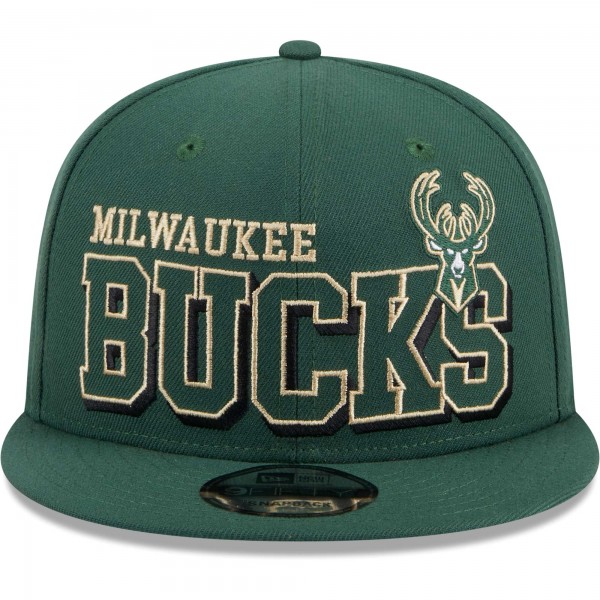 Бейсболка Milwaukee Bucks New Era Gameday 59FIFTY - Hunter Green