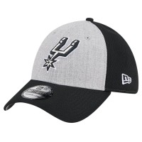Бейсболка San Antonio Spurs New Era Two-Tone 39THIRTY- Heather Gray/Black