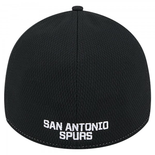 Бейсболка San Antonio Spurs New Era Two-Tone 39THIRTY- Heather Gray/Black