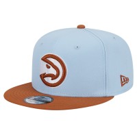 Бейсболка Atlanta Hawks New Era 2-Tone Color Pack 9FIFTY - Light Blue/Brown