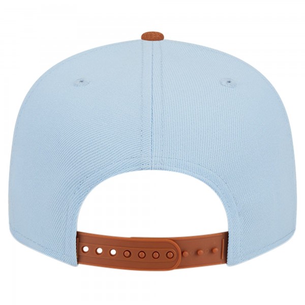 Бейсболка Atlanta Hawks New Era 2-Tone Color Pack 9FIFTY - Light Blue/Brown