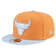 Бейсболка Chicago Bulls New Era 2-Tone Color Pack 9FIFTY - Orange/Light Blue